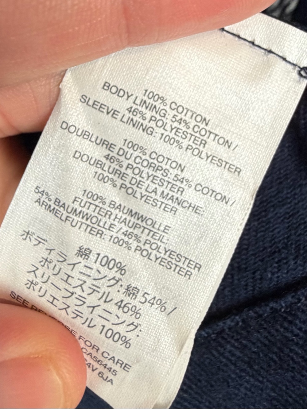 J. CREW • Navy/White Heavyweight Cotton Twill Double-Breasted Peacoat, 6 - Picture 12 of 14